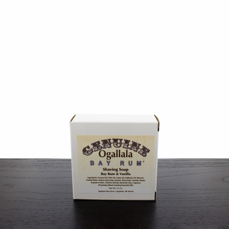Ogallala Bay Rum & Vanilla Shaving Soap